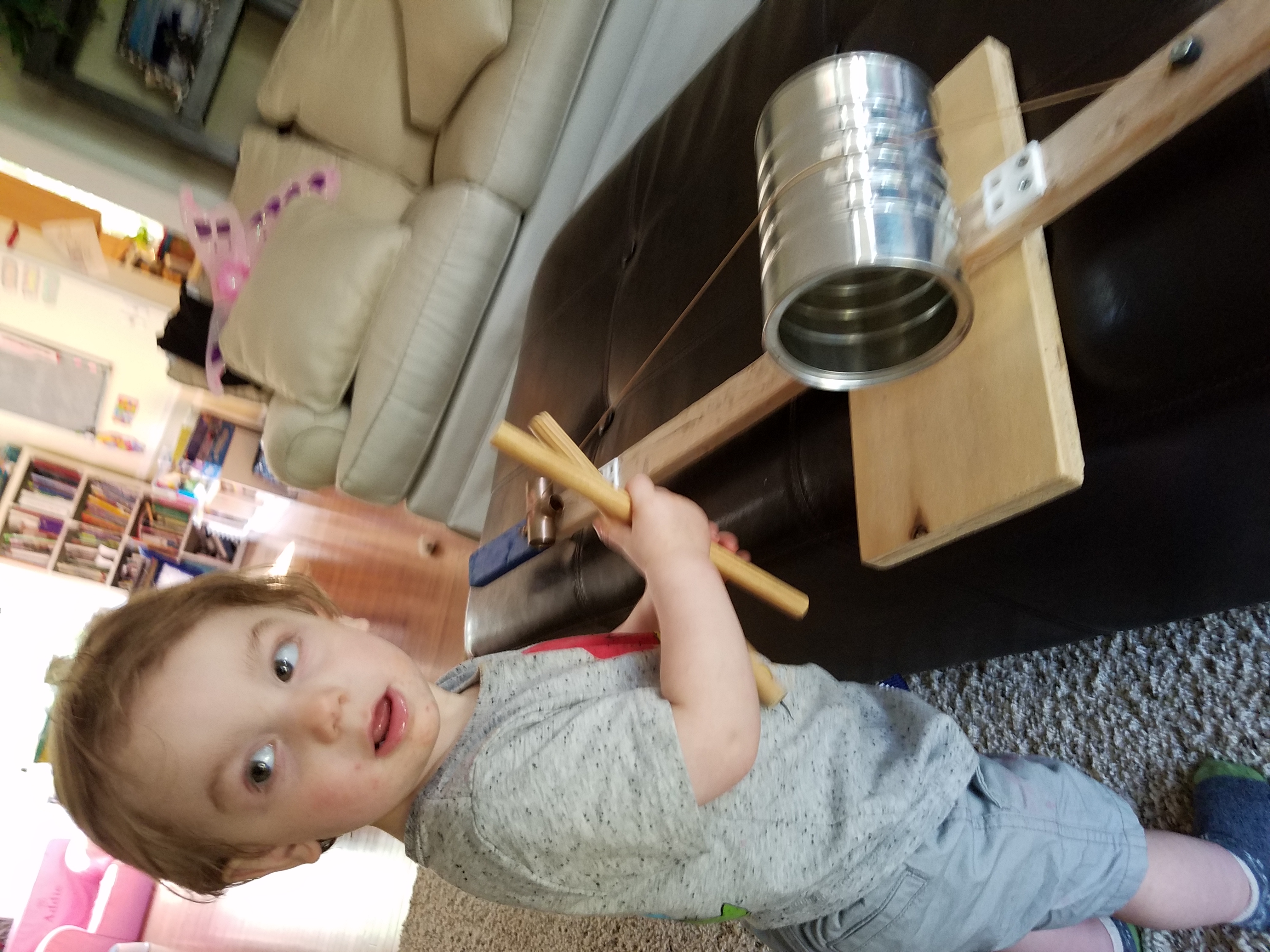 My grandson giving it a try