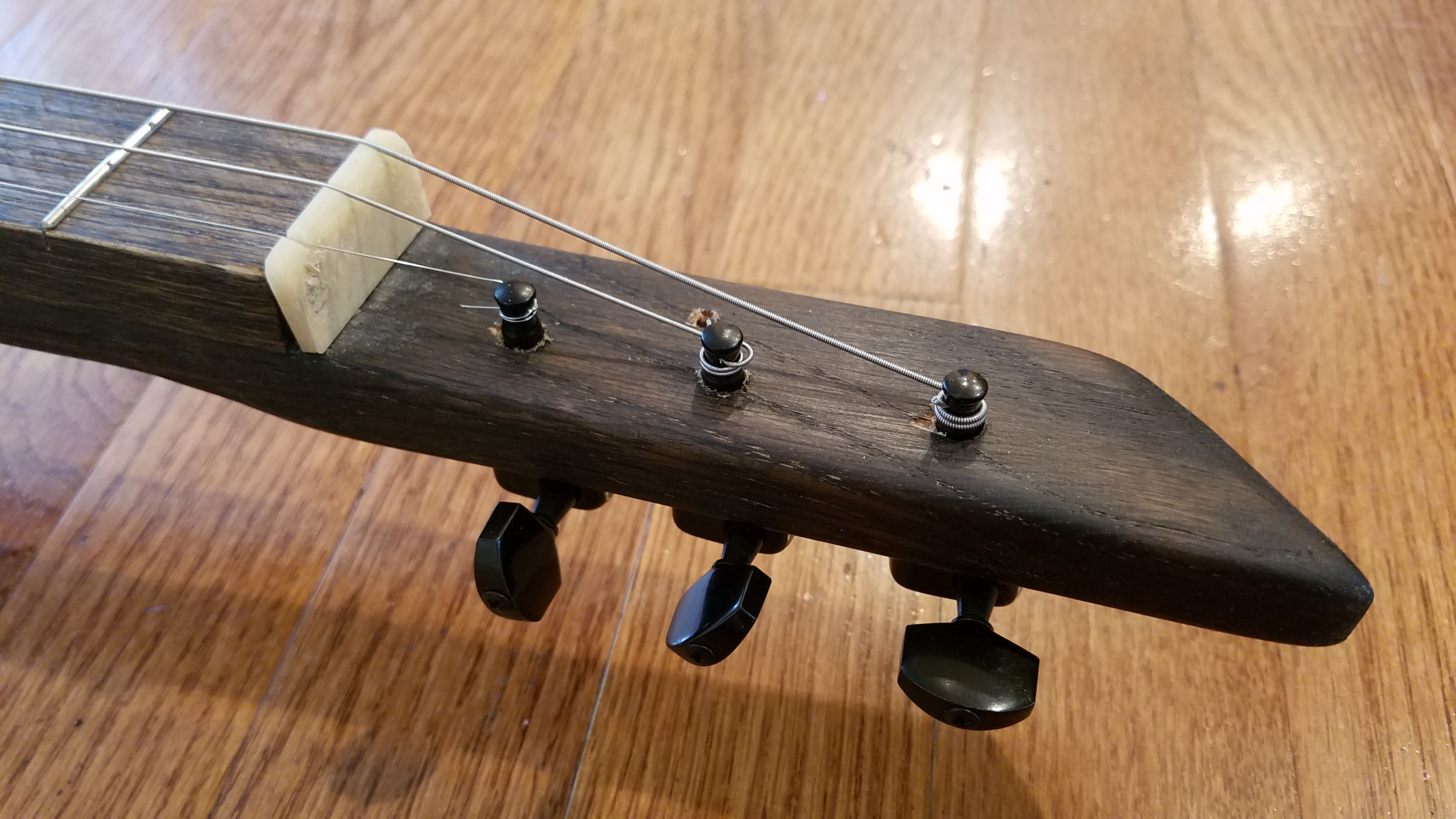 I carved the nut from a dog bone