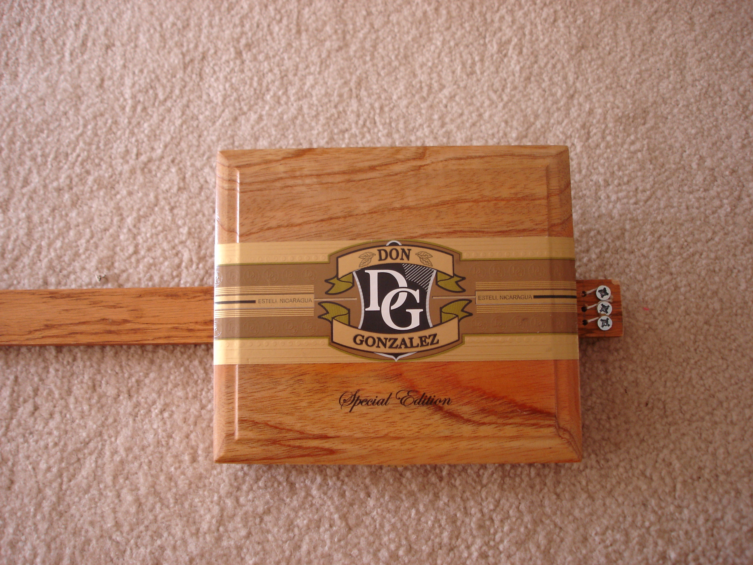 It was a complete coincidence that the box and neck matched colors