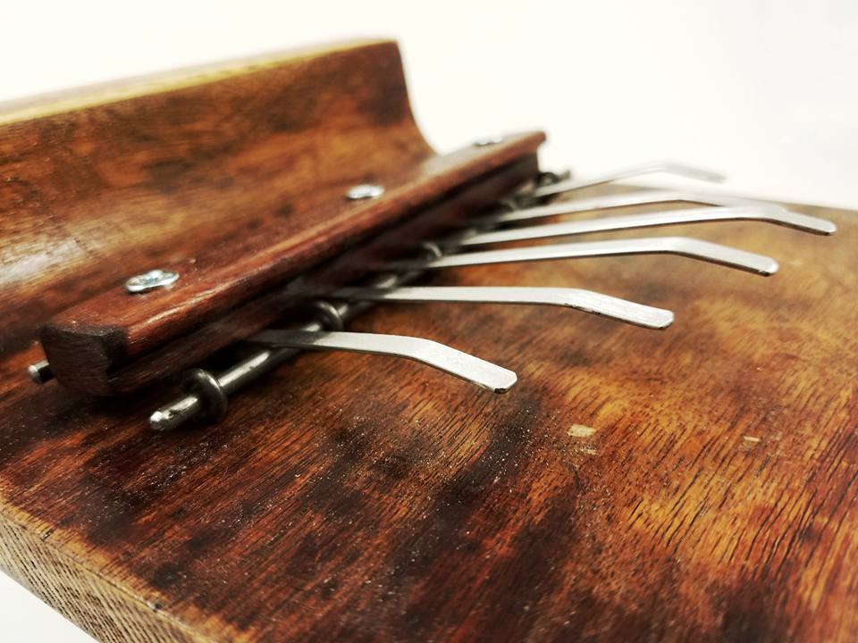 The eye hooks also came from the piano