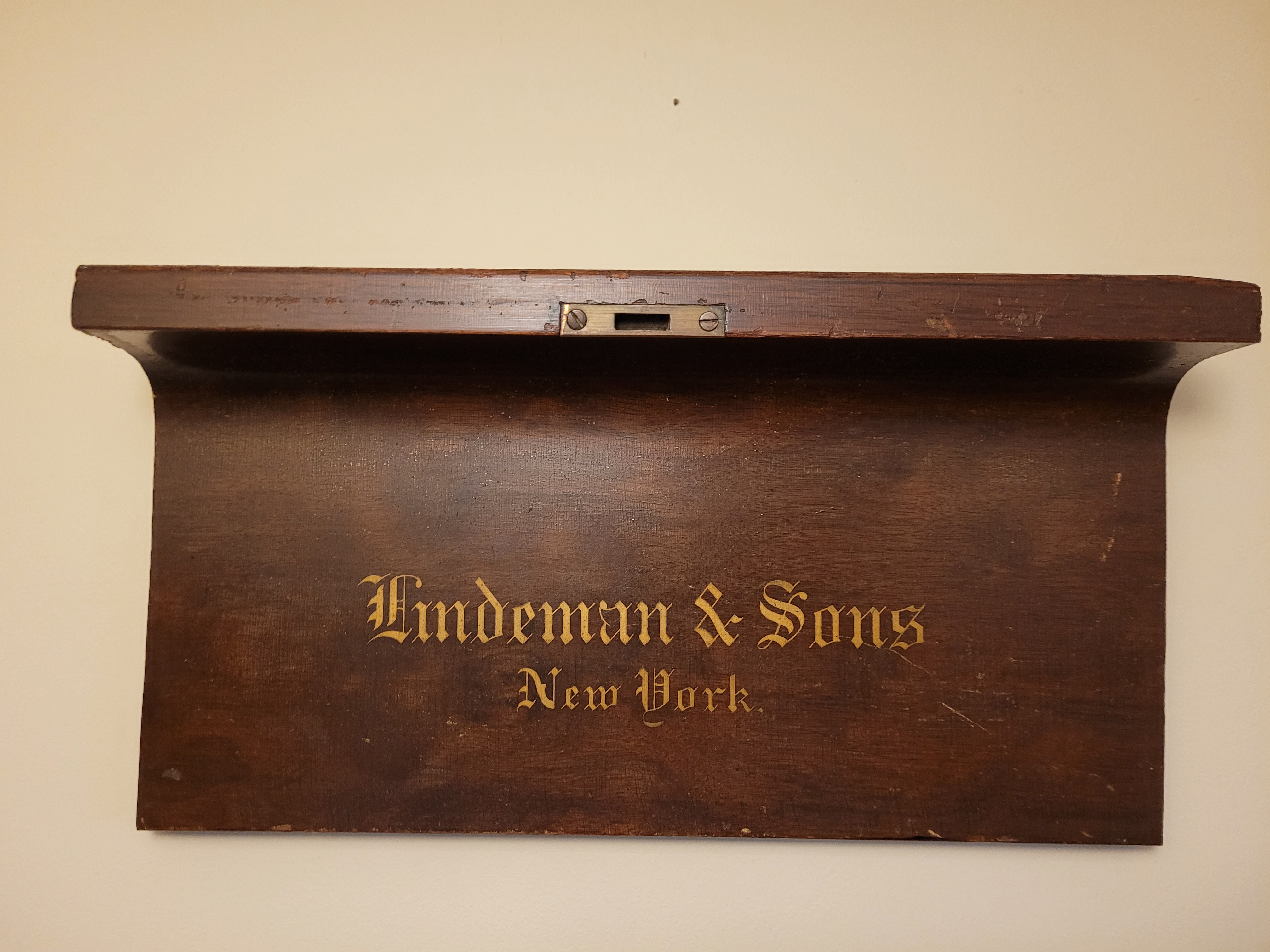 I hung this part of the fallboard by itself