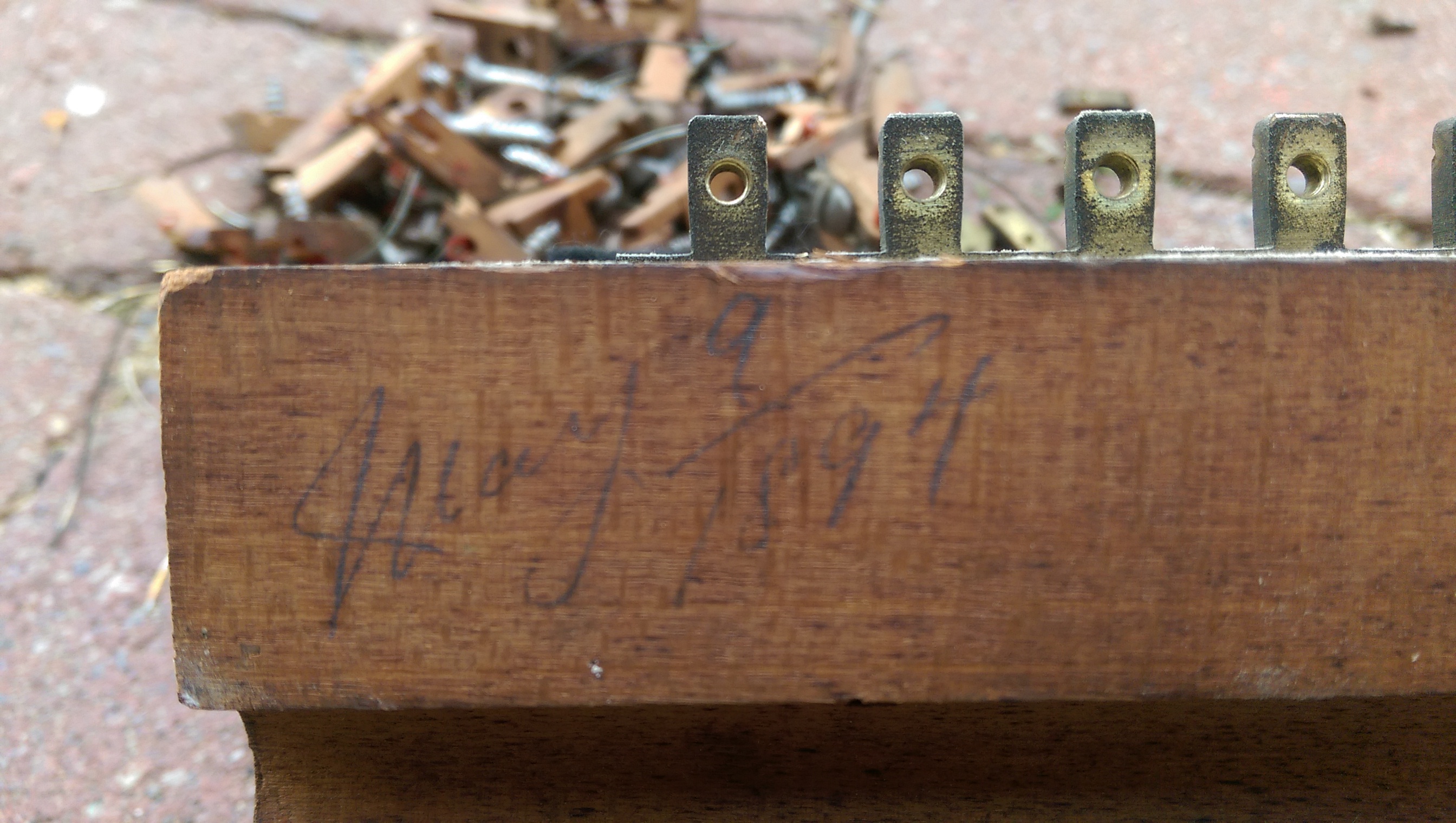 Signed, I think, in September 1894 by &lsquo;Mary&rsquo;