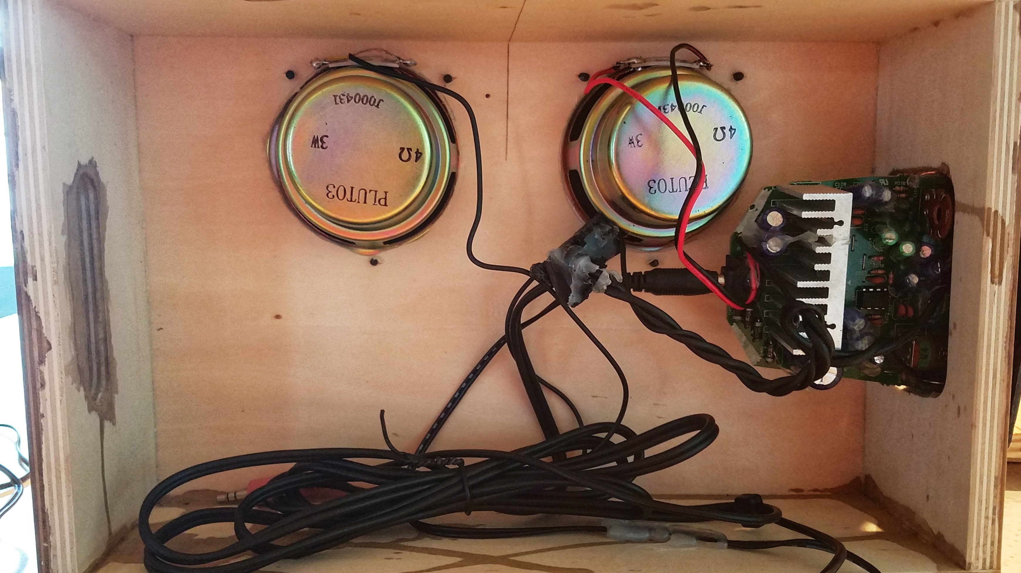 I guess I could have trimmed the cables a bit