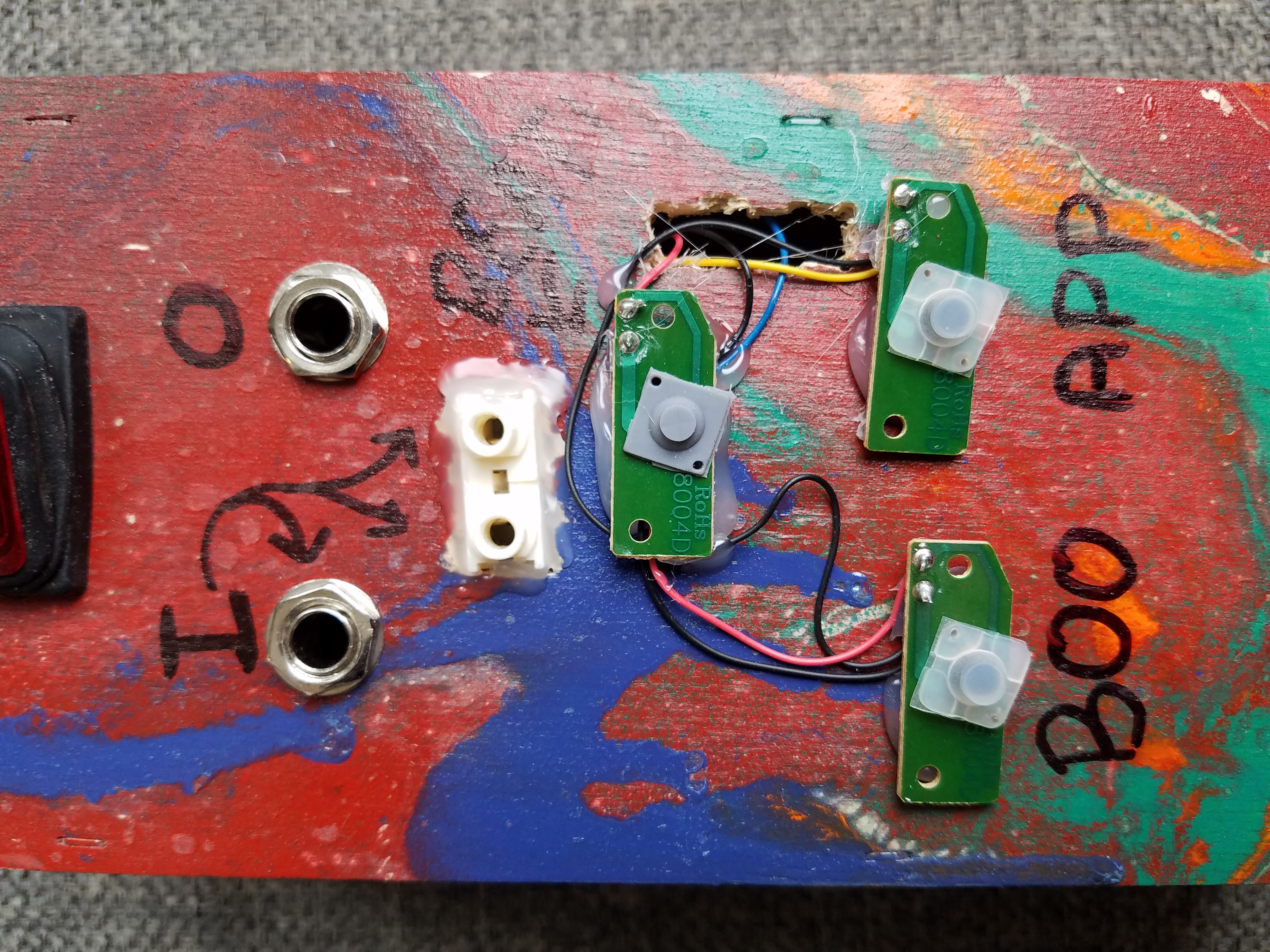 A closer look at all the buttons. Such attention to detail!