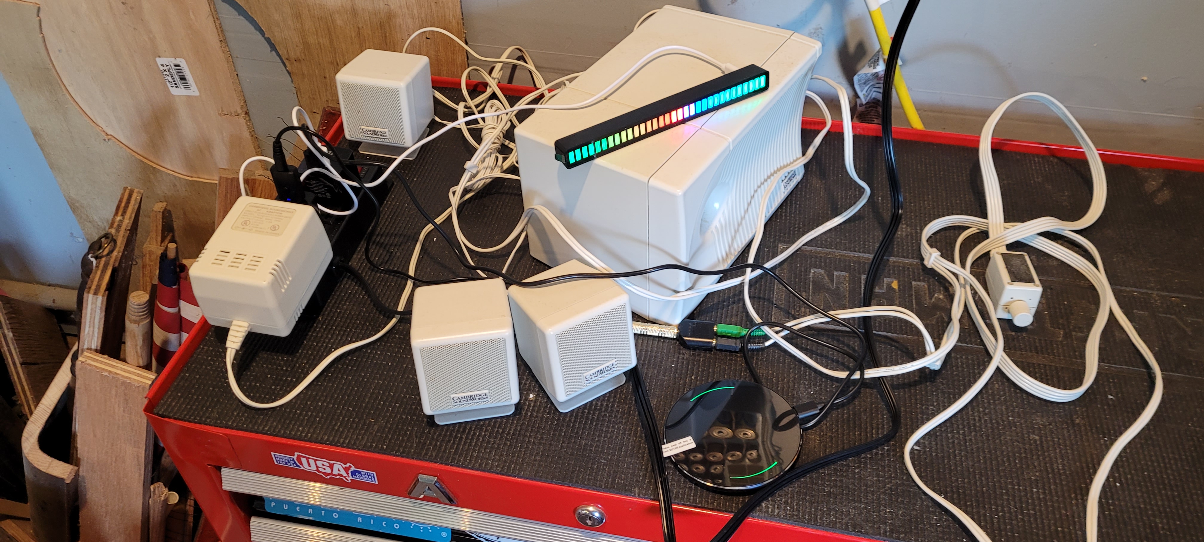 The components for the build