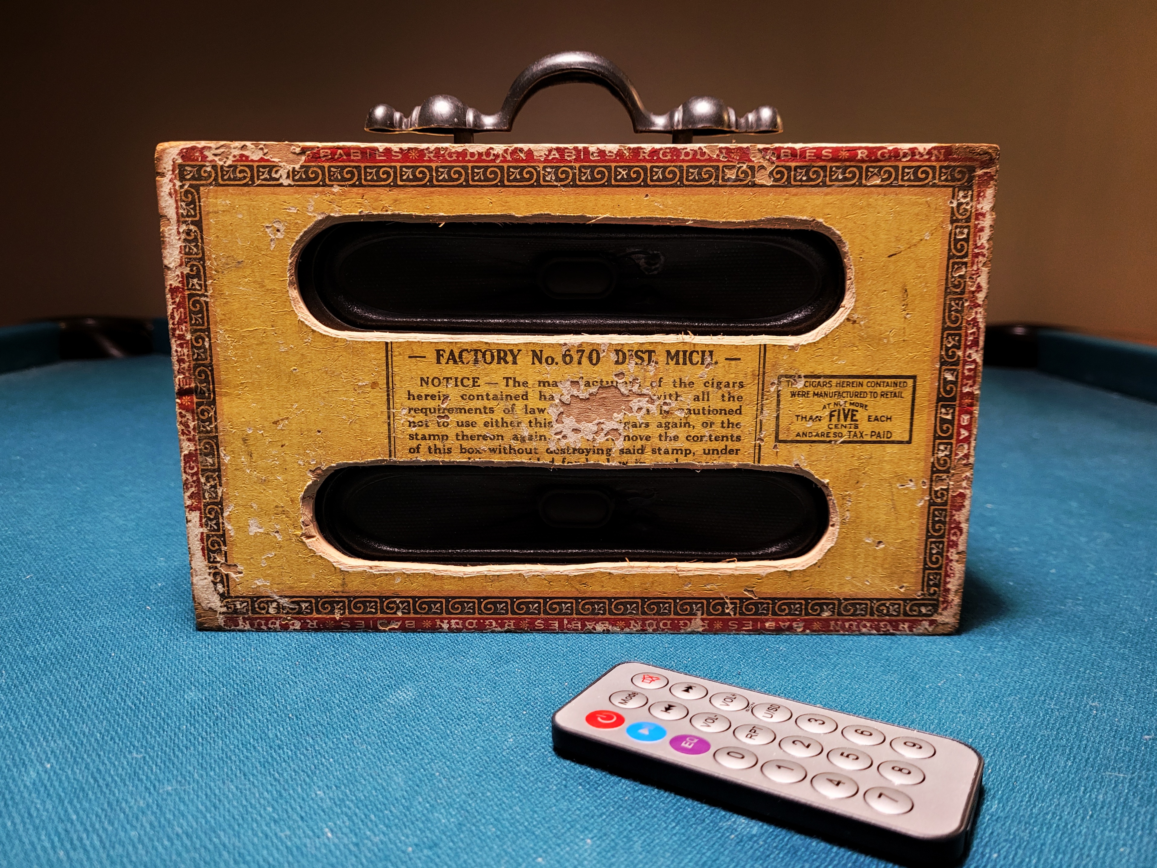 The finished product