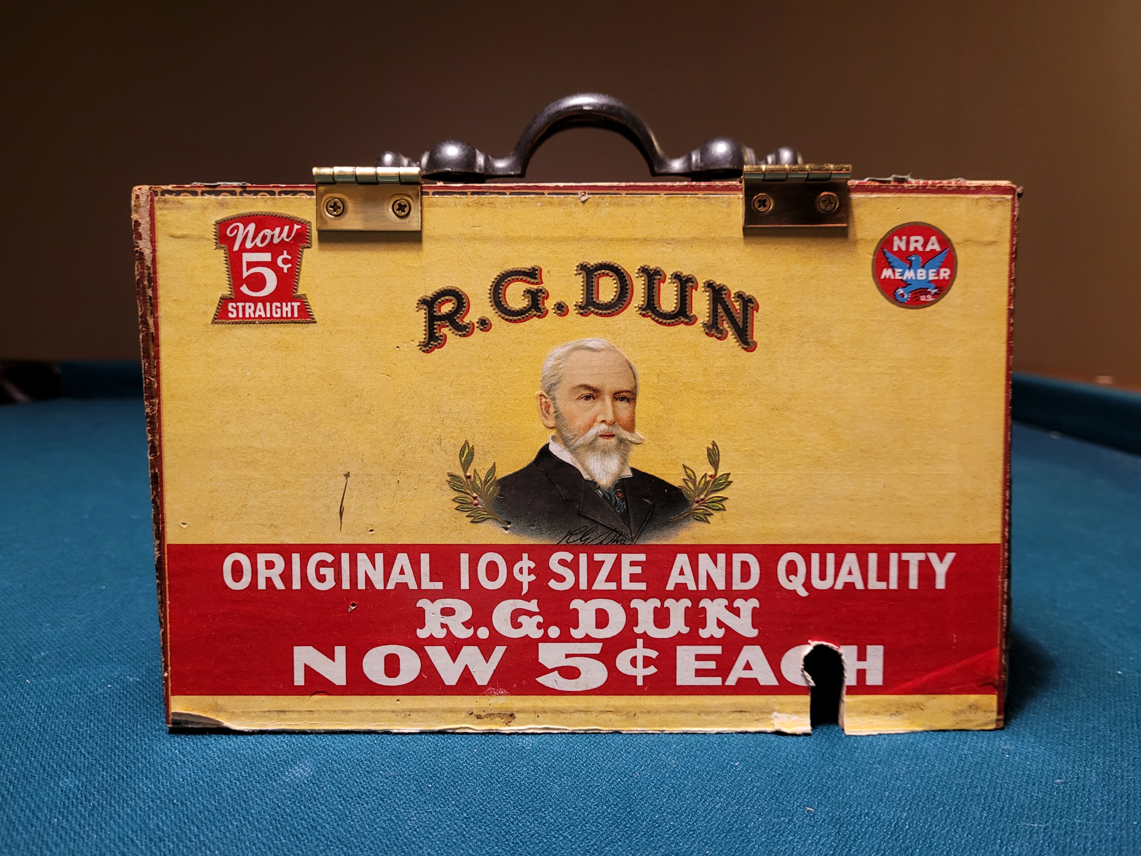 Apparently this cigar maker was an NRA member