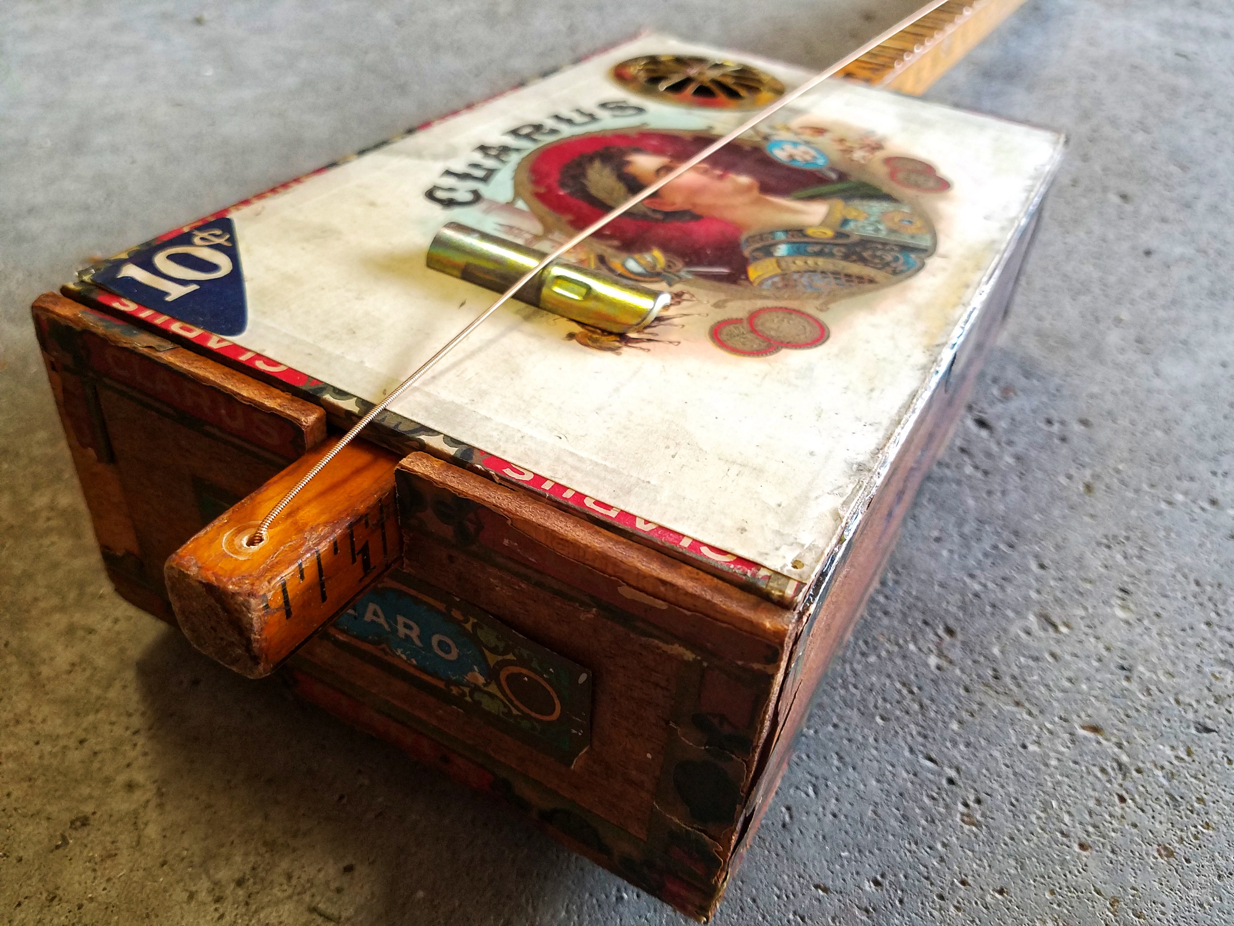 Bridge made from part of a door knob