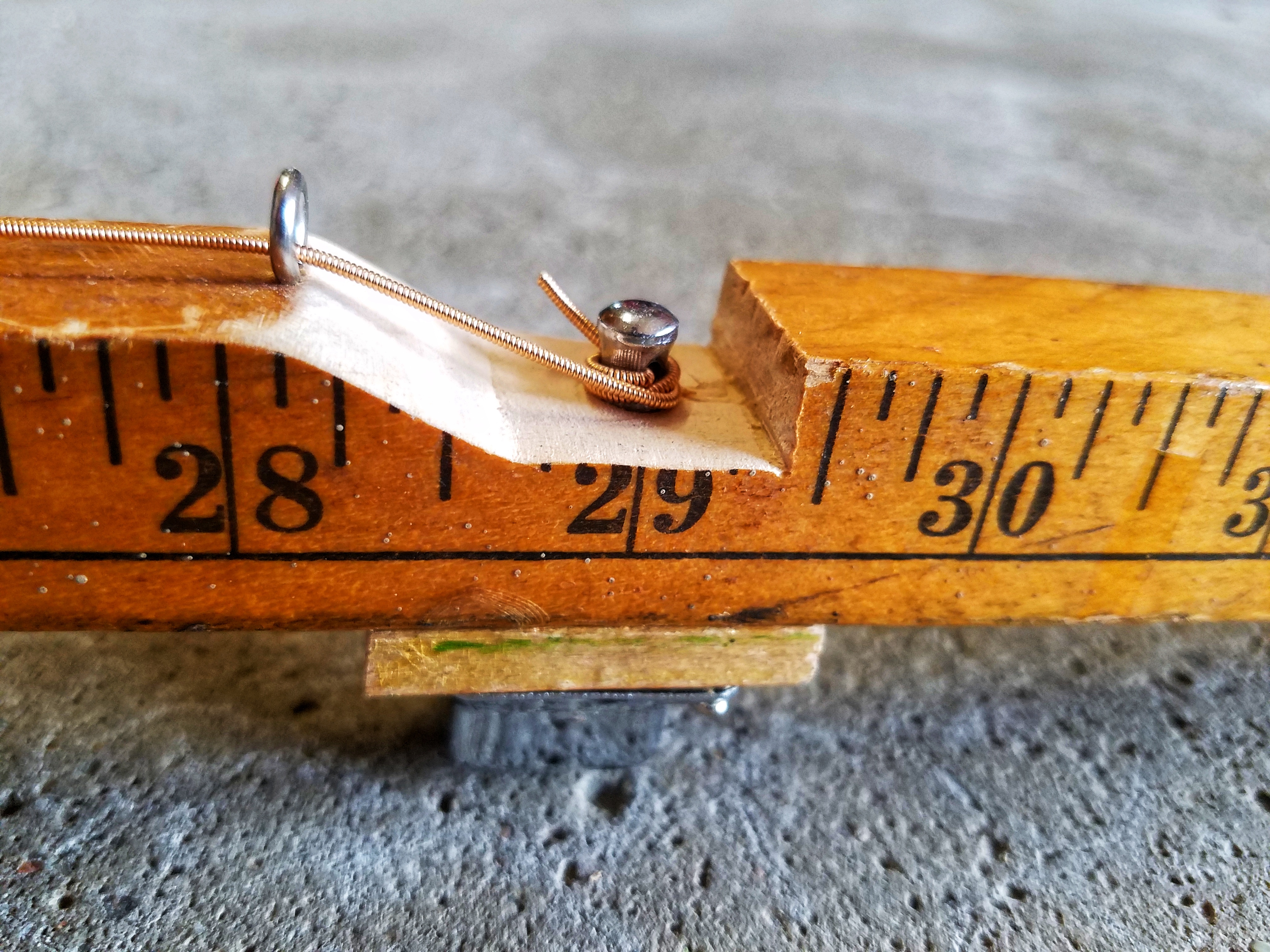 Cut out a notch for the tuner