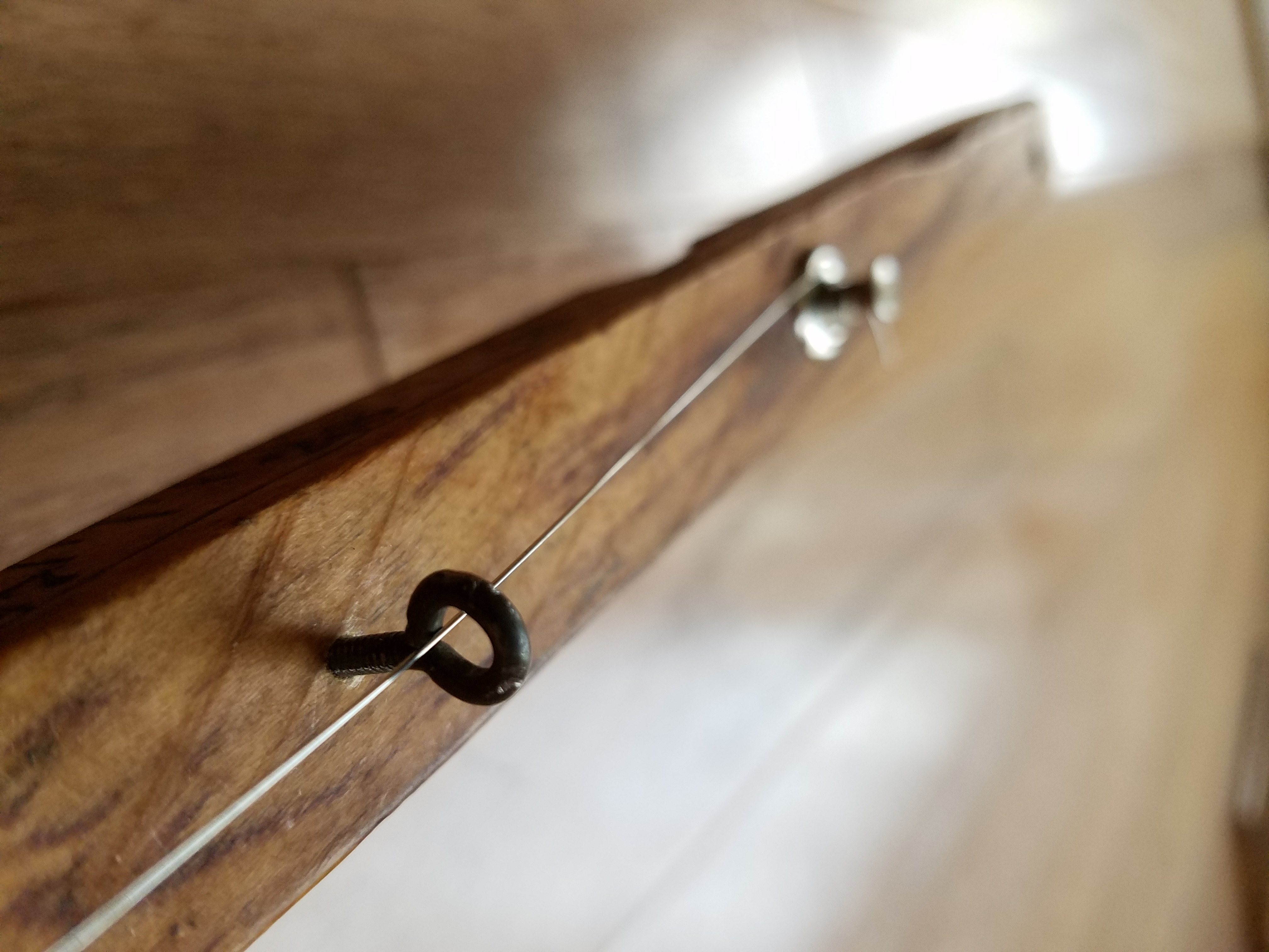 Eyehook from 1890’s piano for the nut