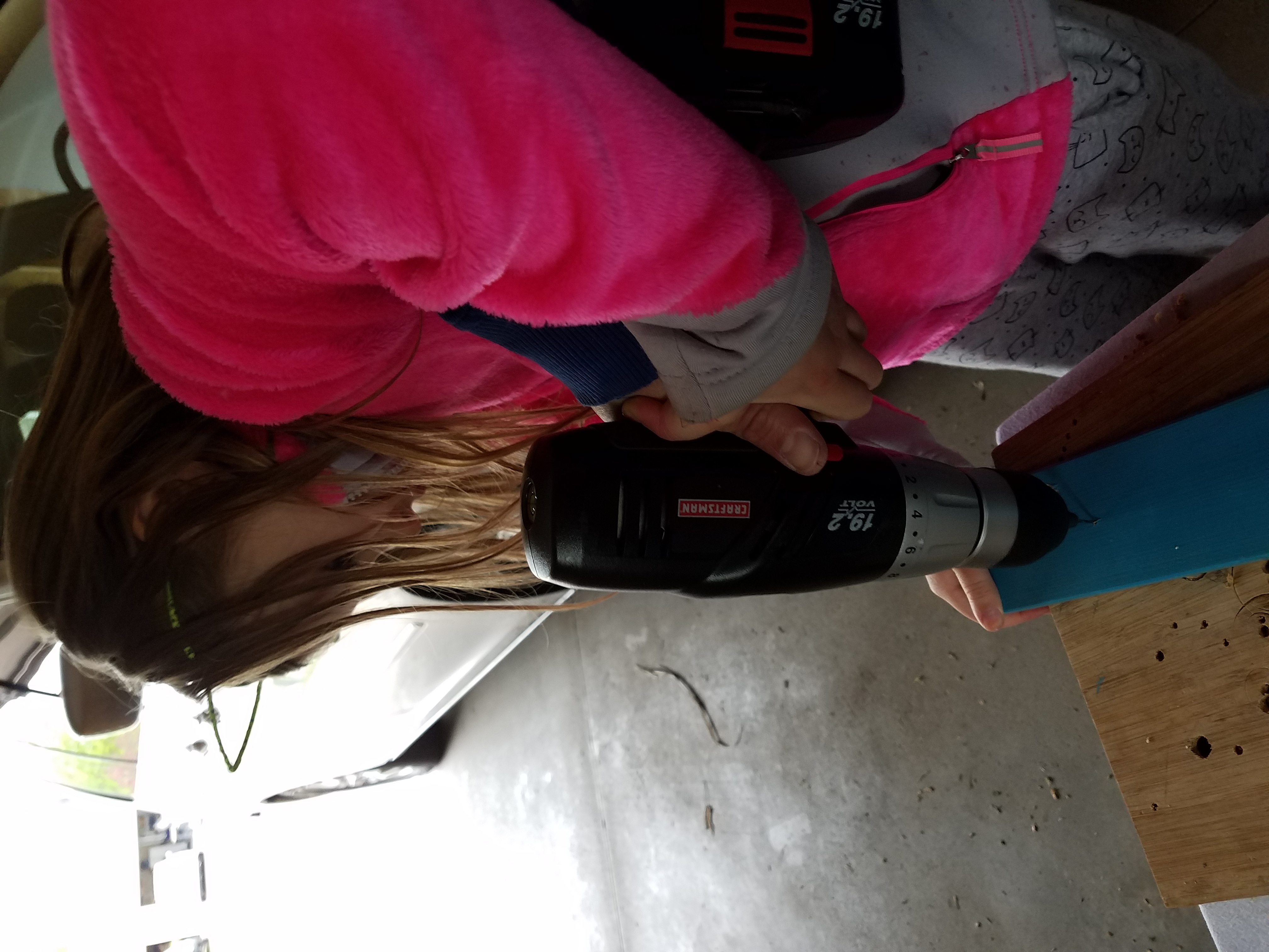 Drilling the hole for the tuner