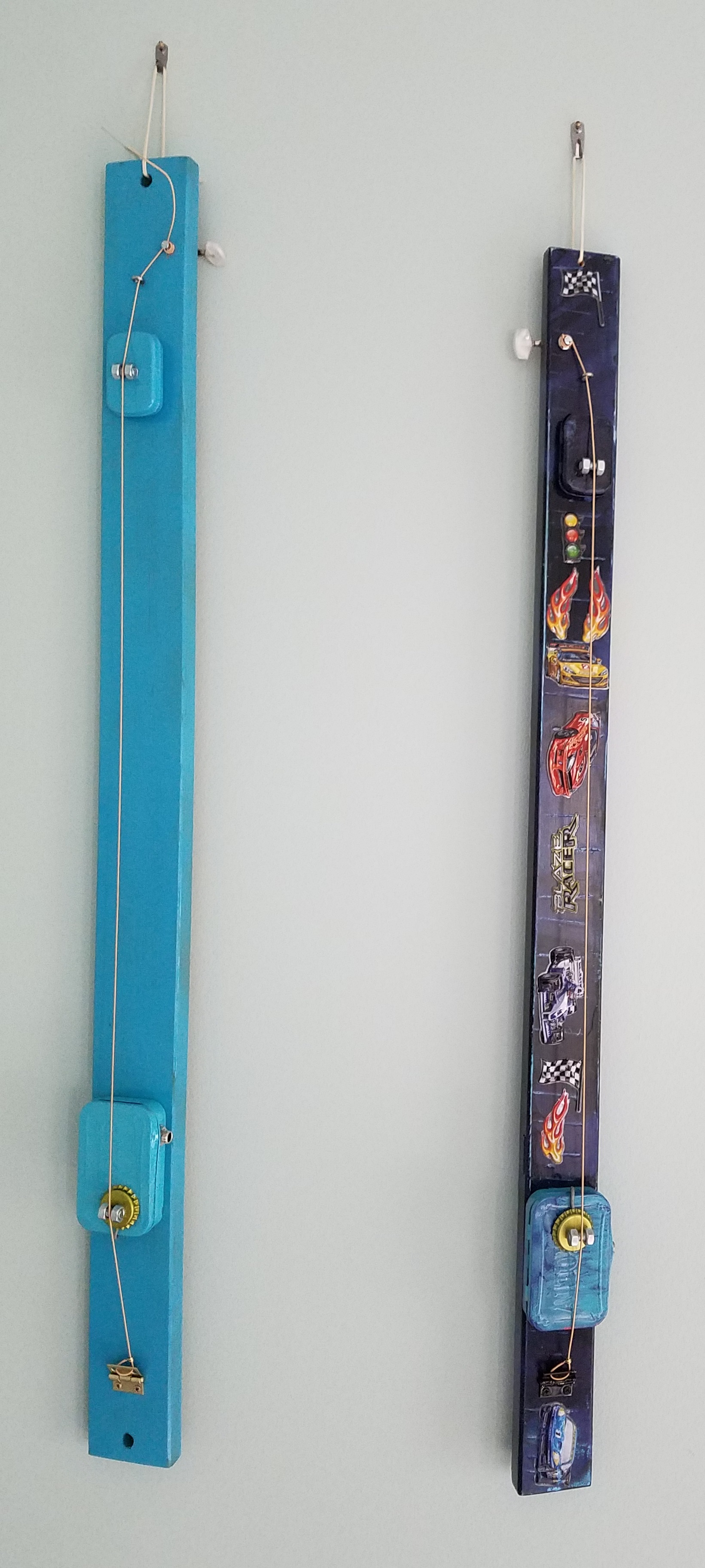 The finished products