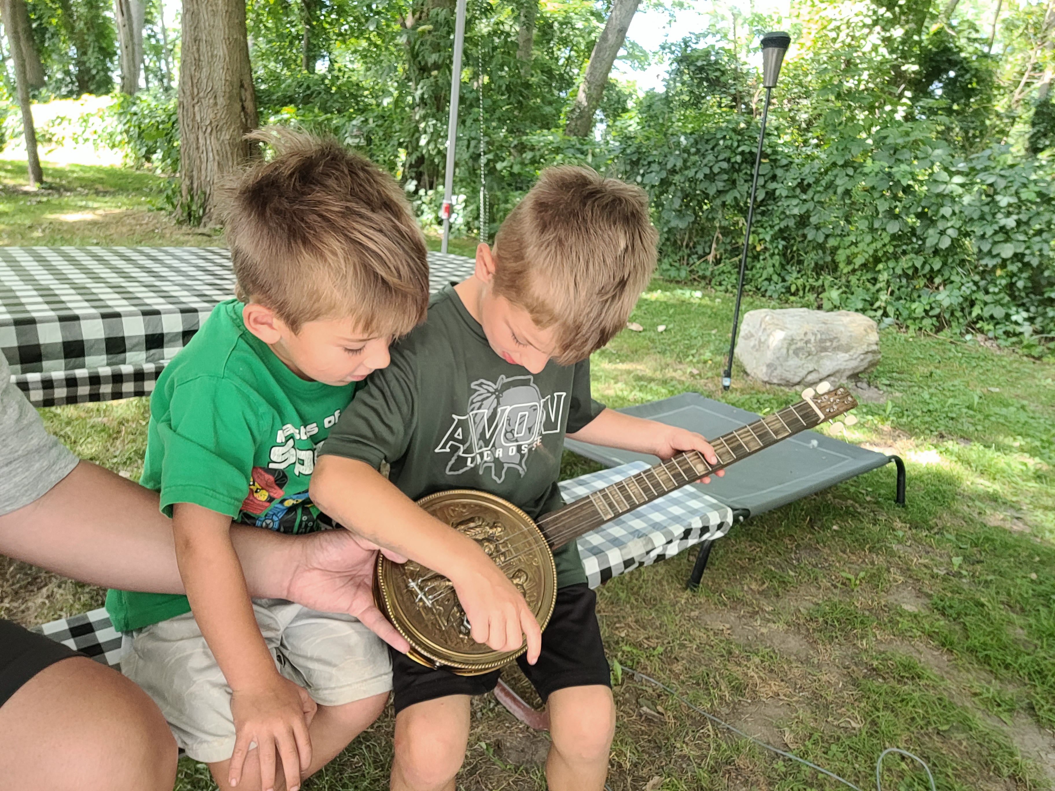 The grandkids giving it a test run