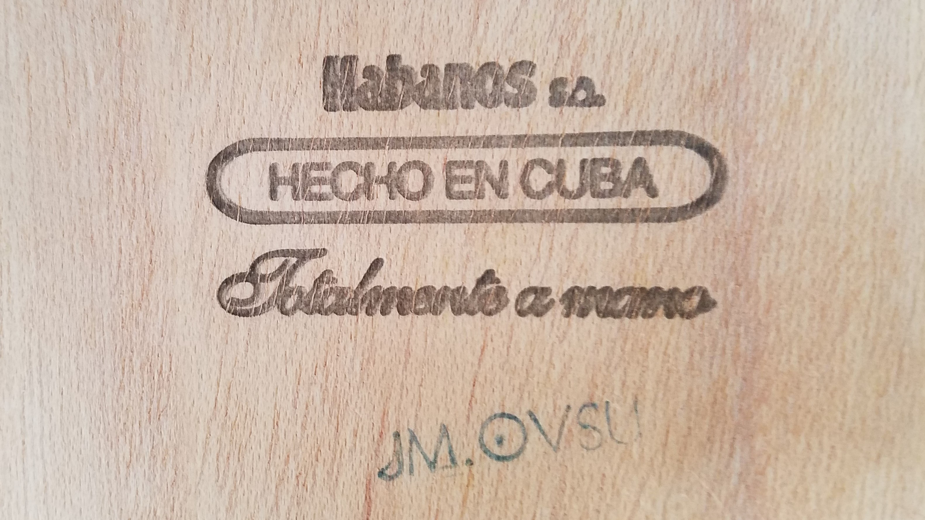 The bottom of the box