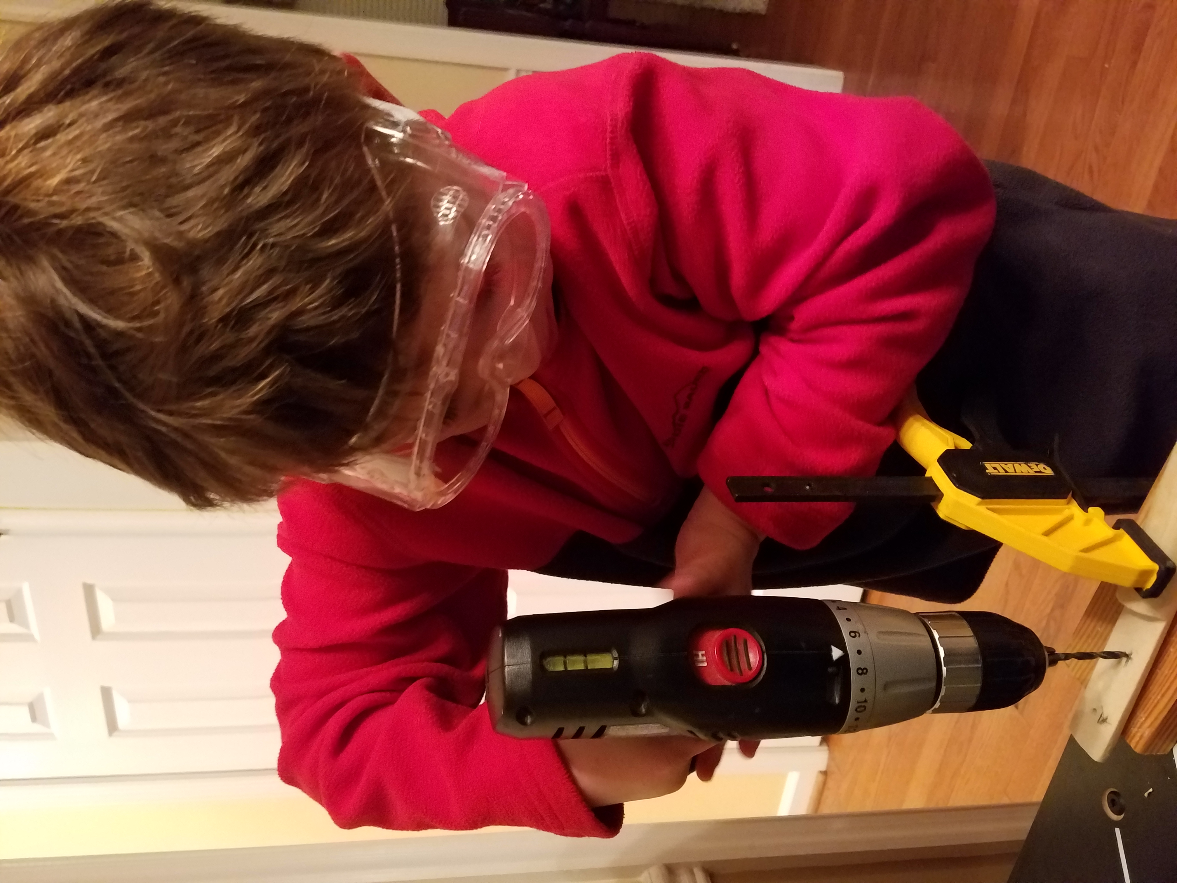 Drilling the tuner holes