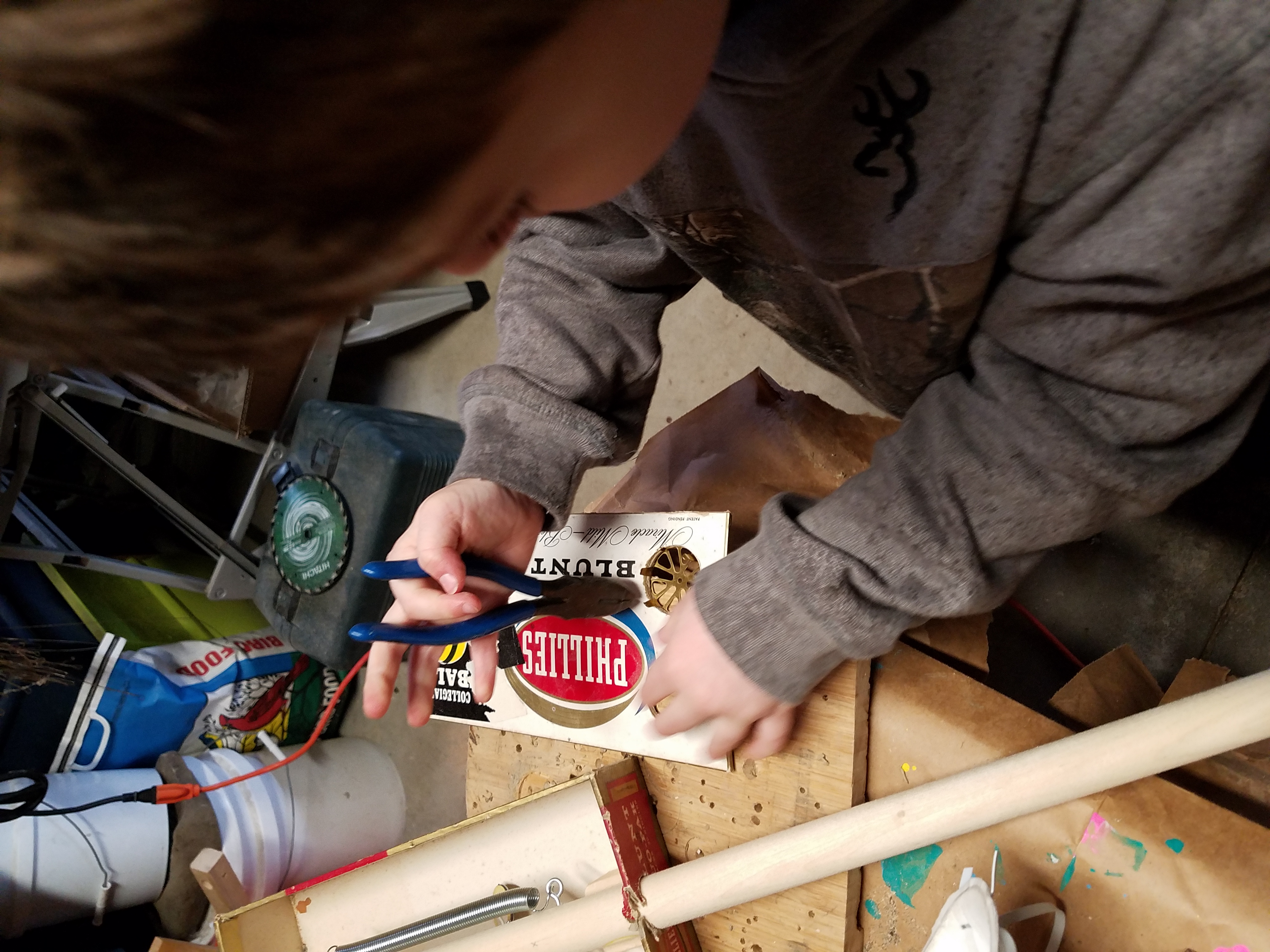 Installing the sound holes (AKA drain covers)