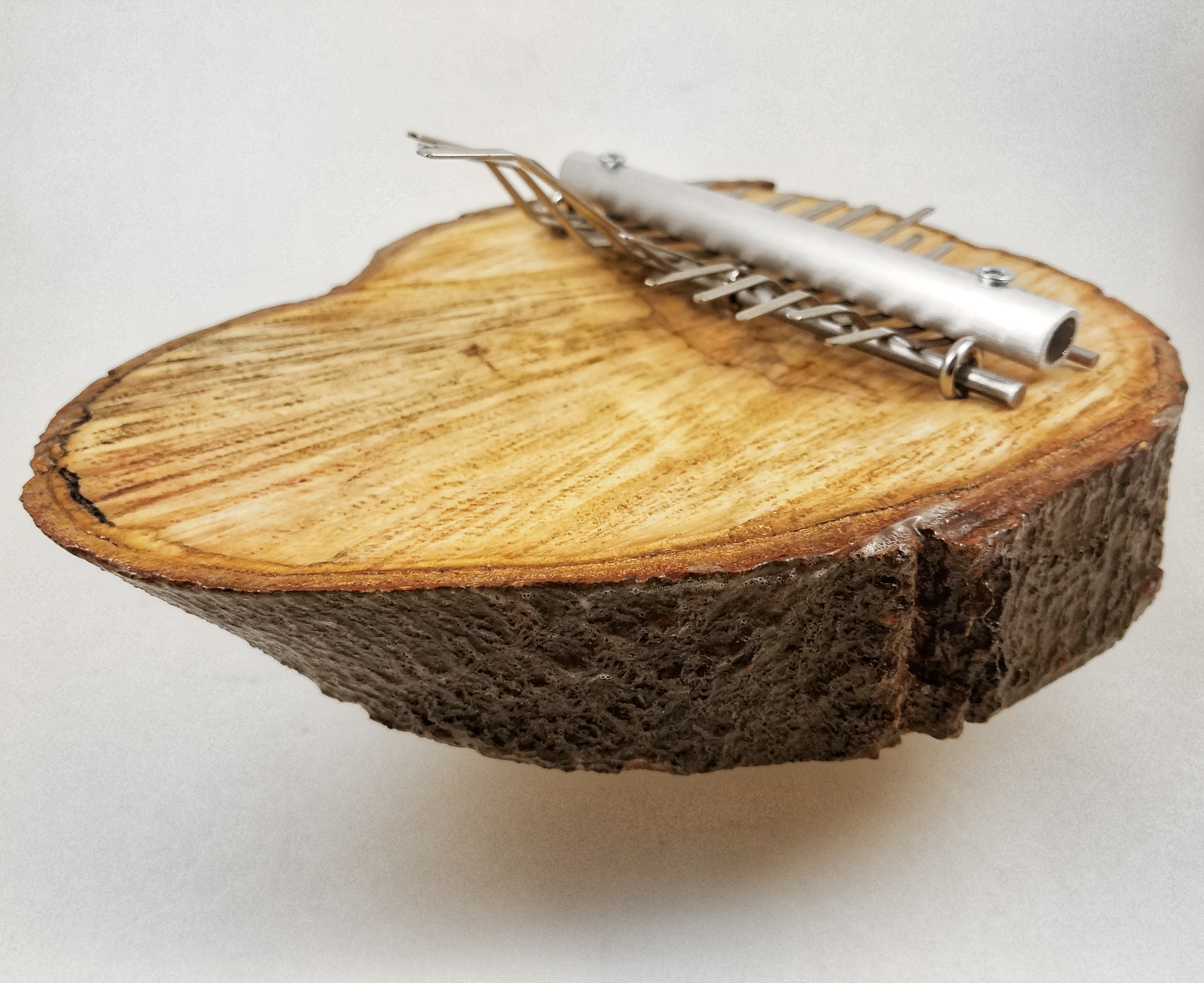 I didn&rsquo;t sand it too much since I liked how the cut marks give a nice texture