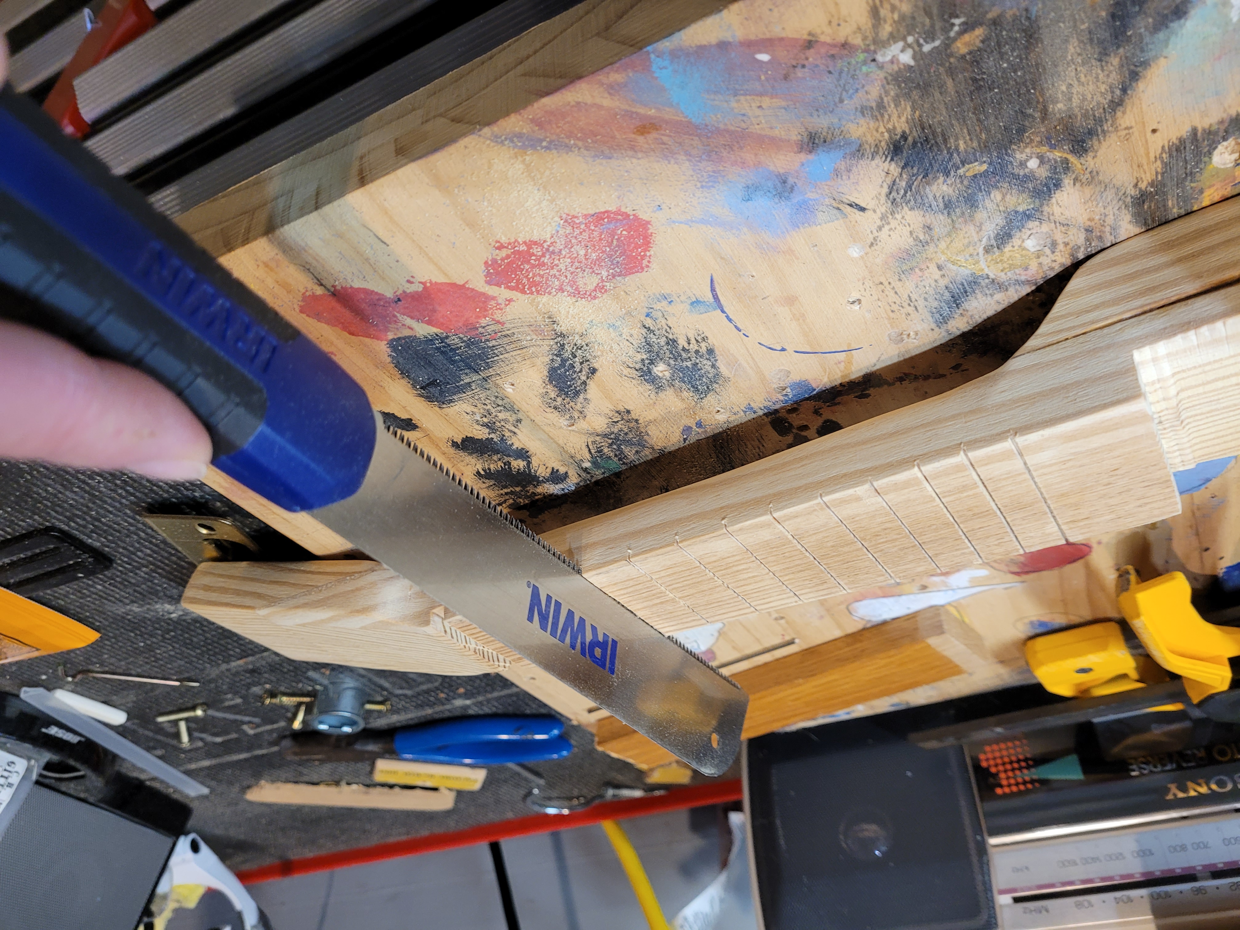 Cutting the frets slots