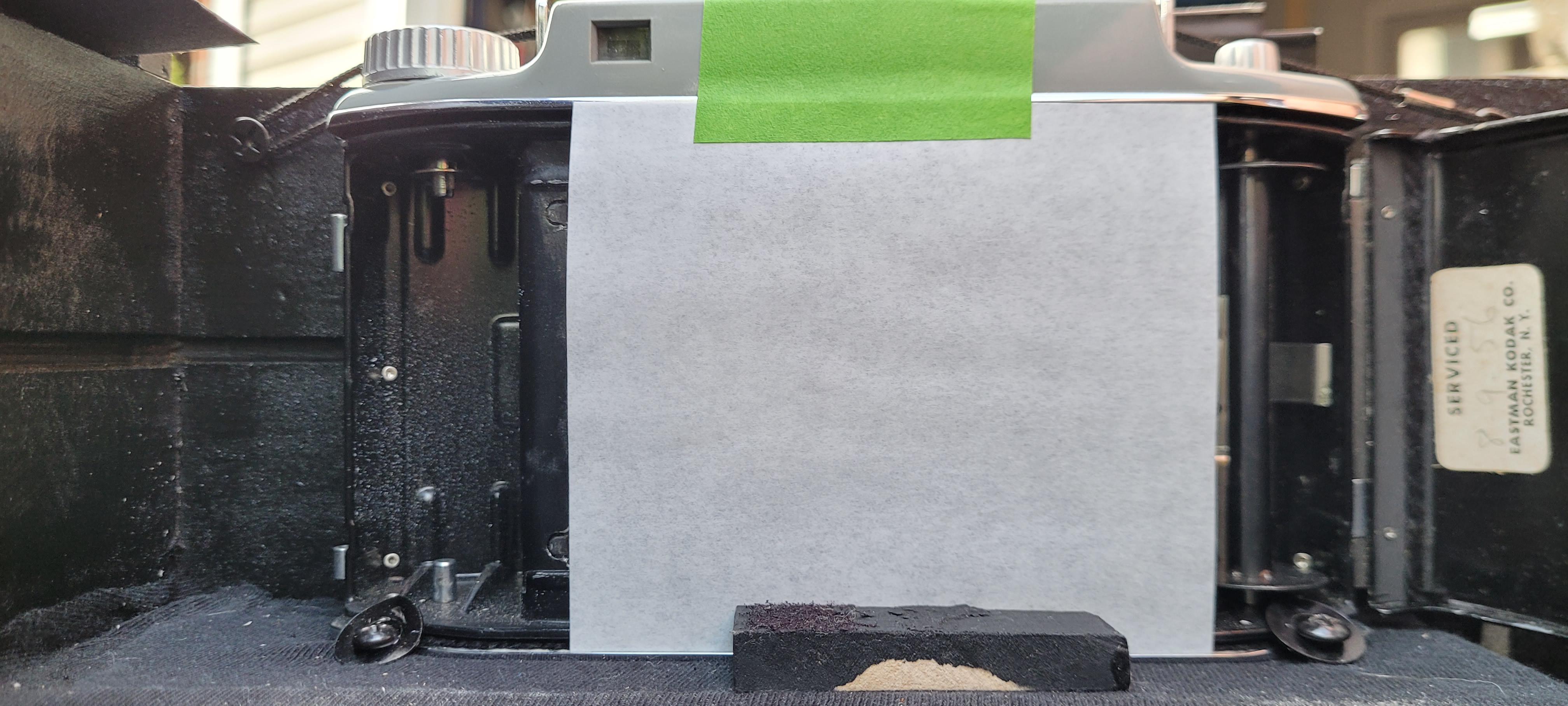 Parchment paper to capture the image