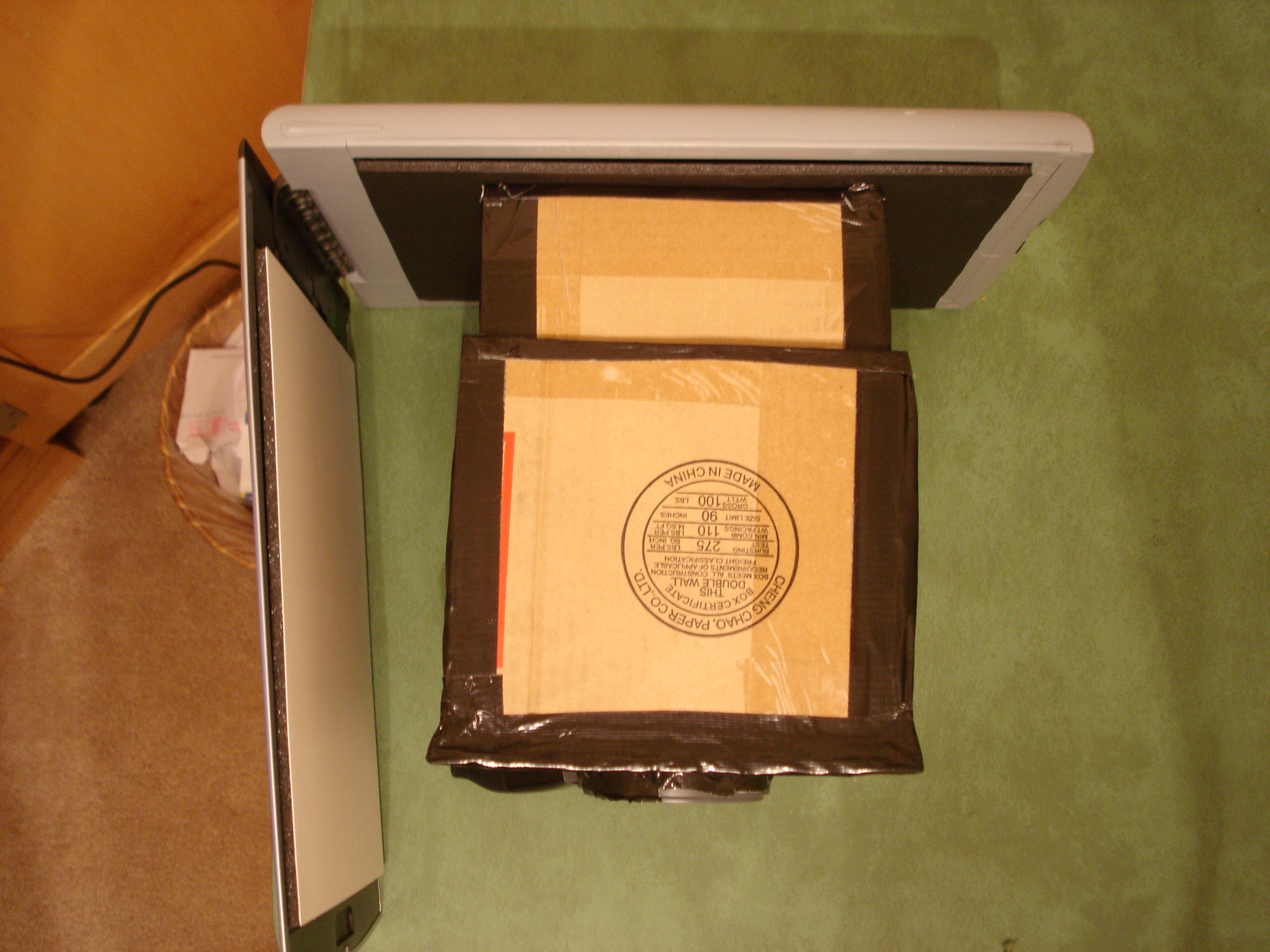 Top view. I always get a chuckle out of the &ldquo;Made in China&rdquo; label