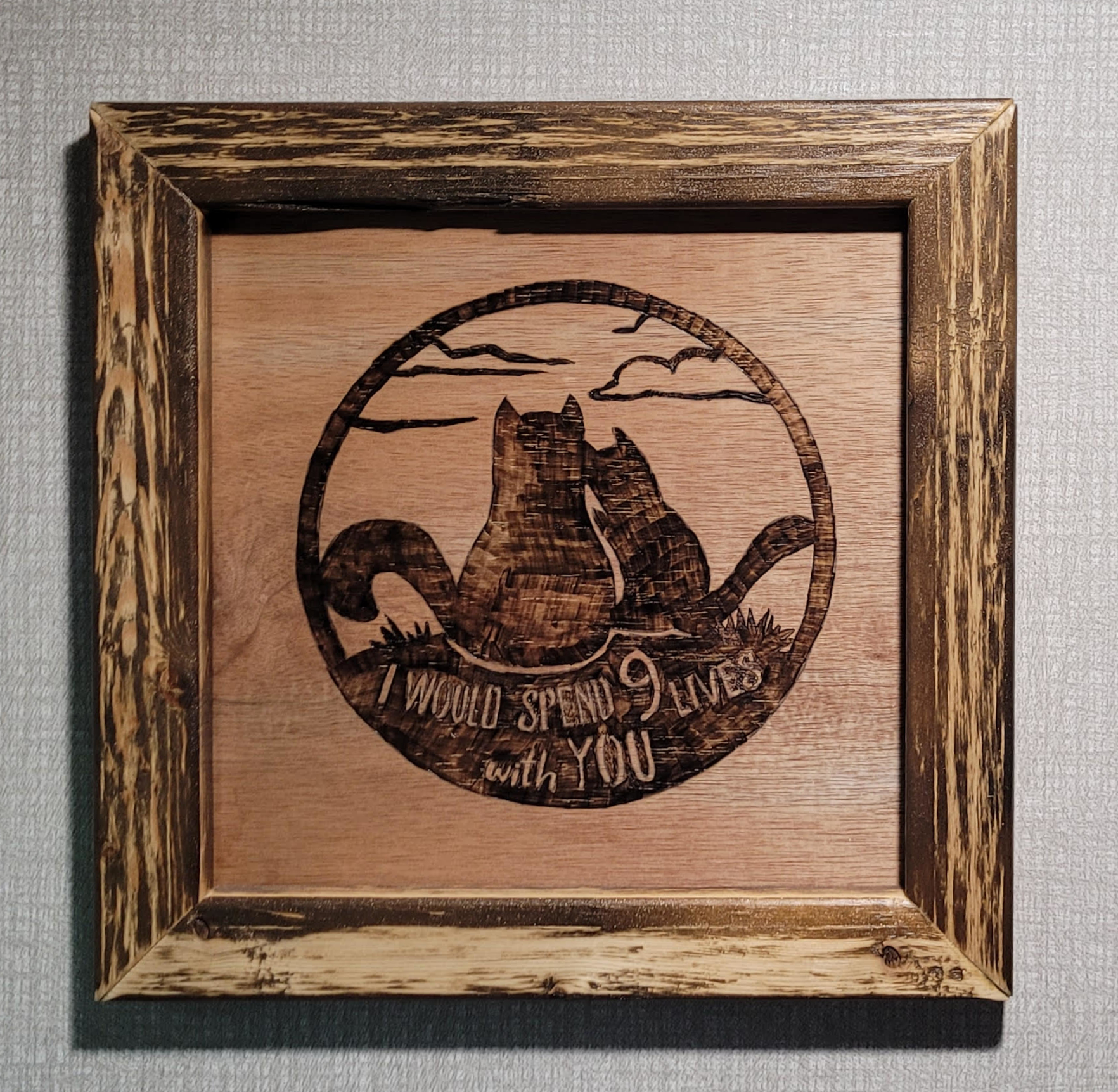 This sign hangs in our camper