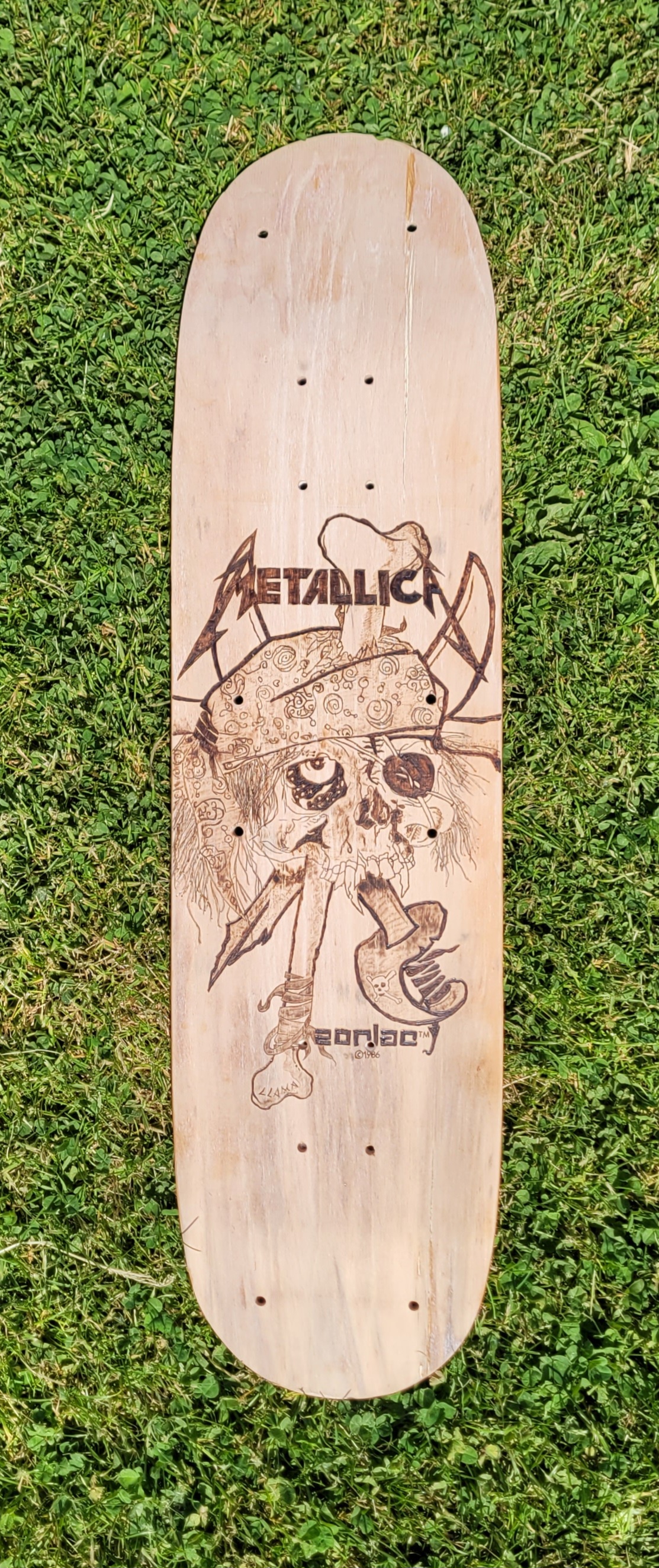Metallica skateboard